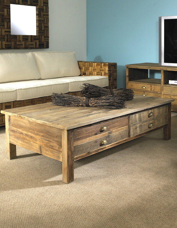 Salvaged Wood Coffee Table - Padma's Plantation