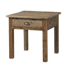 Salvaged Wood End Table