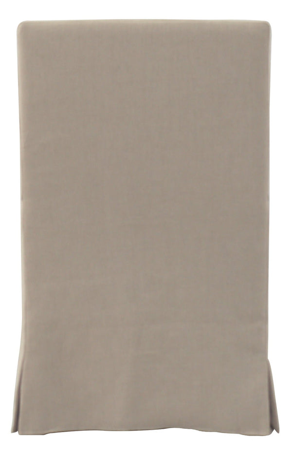 SANDSPUR BEACH ARM DINING CHAIR - WITH CASTERS - BRUSHED LINEN - Padma's Plantation