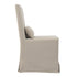 SANDSPUR BEACH DINING CHAIR W/ CASTERS- BRUSHED LINEN - Padma's Plantation