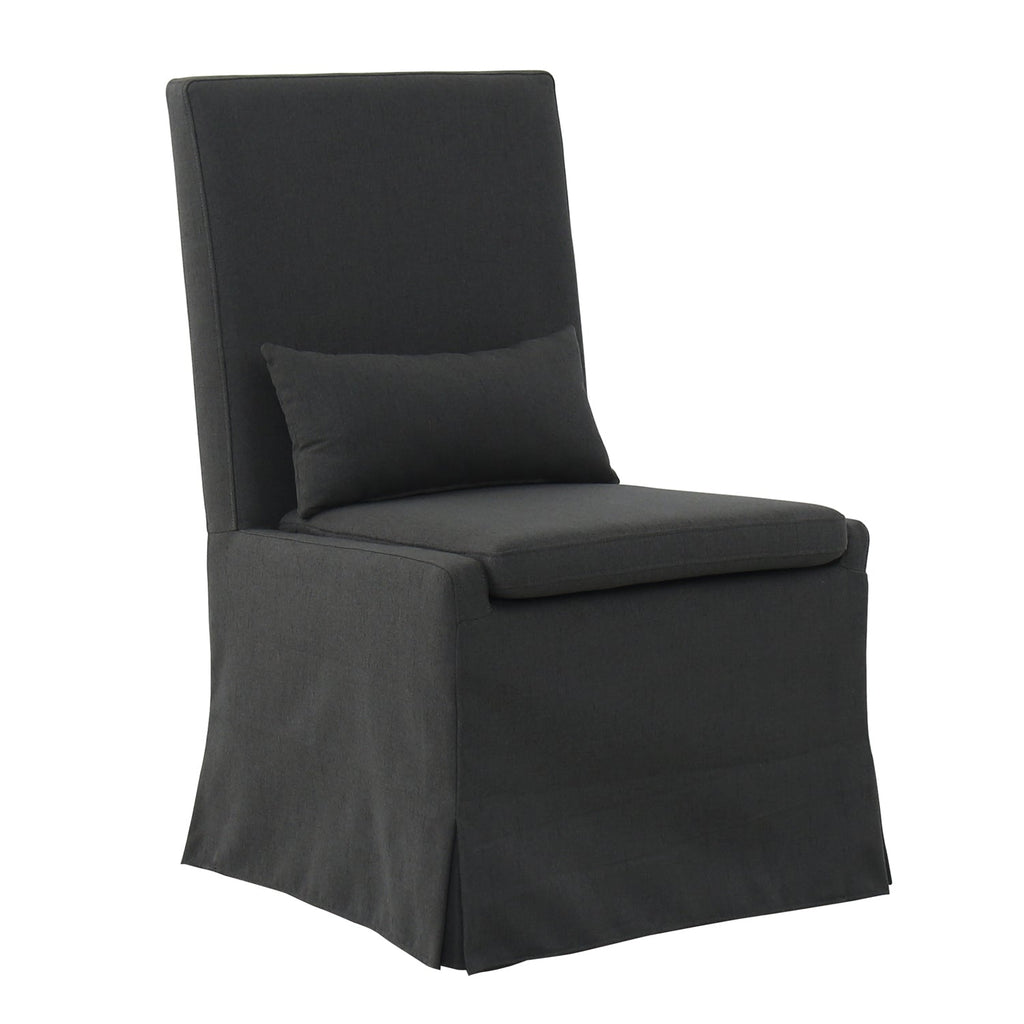 Grey linen 2024 chair covers