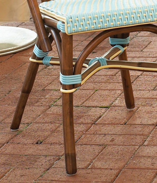 SET OF 2 - Paris Bistro Chair - Blue - Padma's Plantation