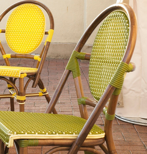SET OF 2 - Paris Bistro Chair - Green - Padma's Plantation