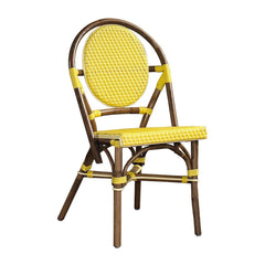 SET OF 2 - Paris Bistro Chair - Yellow