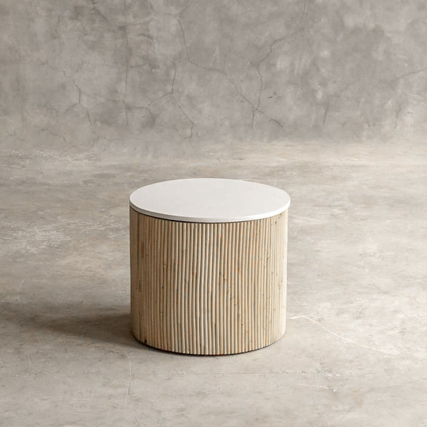 Willow Coffee Tables - Set of 2 - White - Padma's Plantation