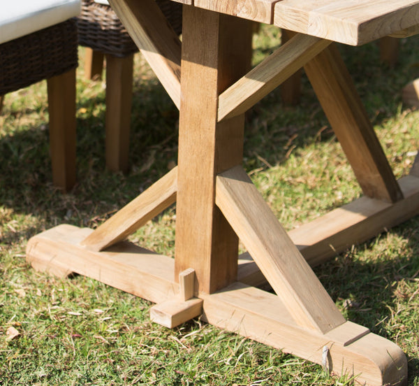 Xena Reclaimed Teak Dining Table - 79