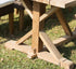 Xena Reclaimed Teak Dining Table - 79" - Padma's Plantation