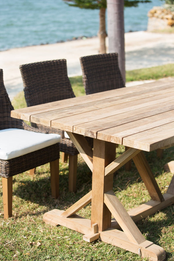 Xena Reclaimed Teak Dining Table - 79