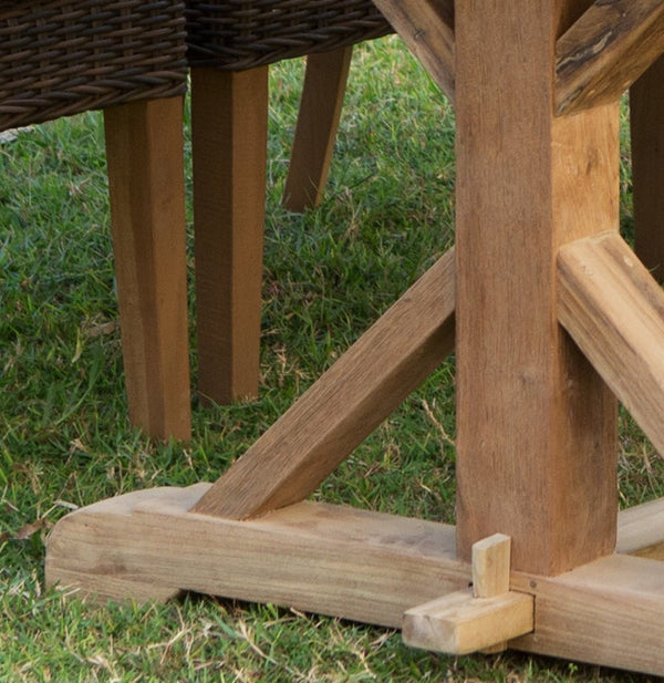 Xena Reclaimed Teak Dining Table - 79