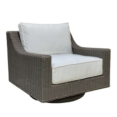 OUTDOOR NAUTILUS SWIVEL ROCKER ( 2 FABRIC CHOICES)