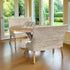 Alfresco Dining Settee – Sand Fabric or White Fabric - Padma's Plantation