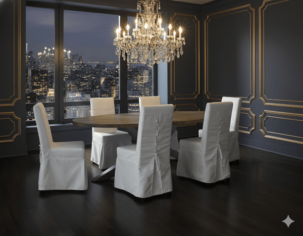 BIANCA RECLAIMED TEAK OVAL DINING TABLE - Padma's Plantation
