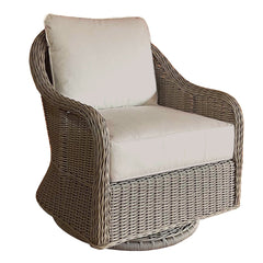 CAPRI OUTDOOR SWIVEL CHAIR - SAND - Padma's Plantation