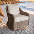 CAPRI OUTDOOR SWIVEL CHAIR - SAND - Padma's Plantation