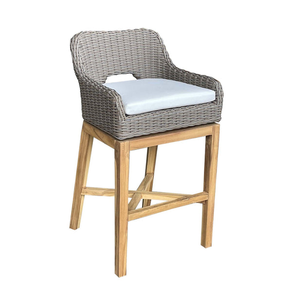 DUNES OUTDOOR SWIVEL BARSTOOL - Padma's Plantation