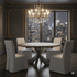 EMILY ROUND RECYCLED TEAK WOOD DINING TABLE - 59" - Padma's Plantation
