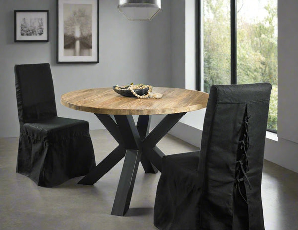 GIULIA RECLAIMED TEAK DINING TABLE – 48” or 60