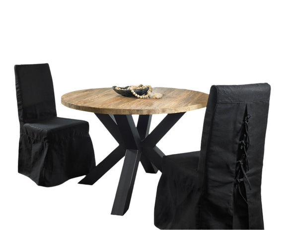 GIULIA RECLAIMED TEAK DINING TABLE – 48” or 60