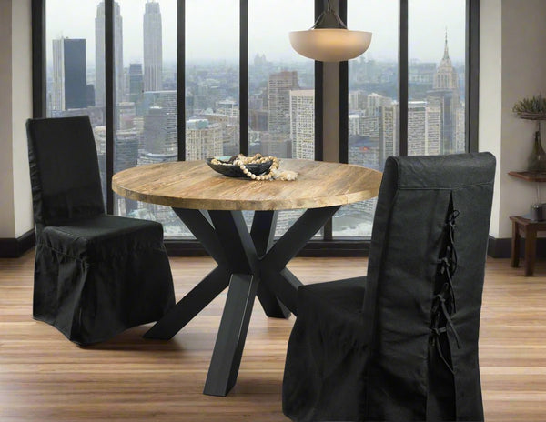 GIULIA RECLAIMED TEAK DINING TABLE – 48” or 60