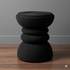 JOLEEN JUTE STOOL/TABLE - BLACK - Padma's Plantation