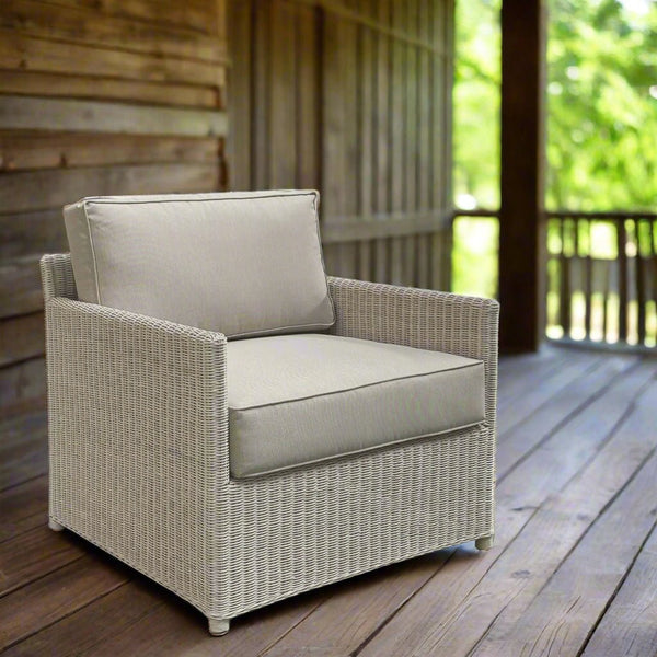Malio Lounge Chair - 2 Fabric Choices Available - Padma's Plantation