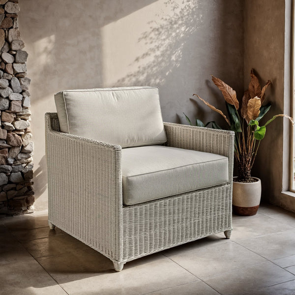 Malio Lounge Chair - 2 Fabric Choices Available - Padma's Plantation