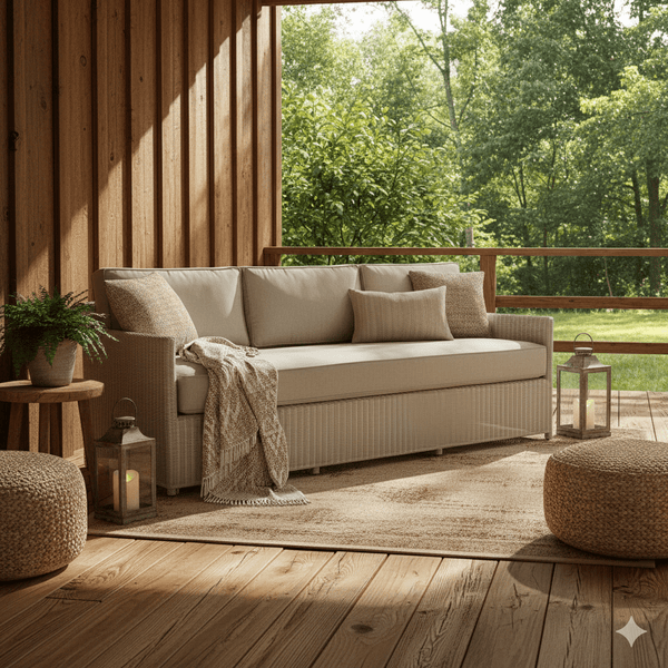 Malio Sofa - 2 Fabric Choices Available - Padma's Plantation