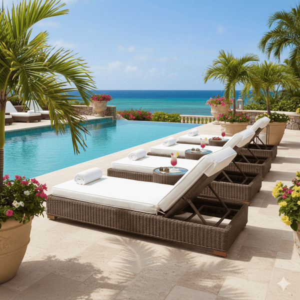 NAUTILUS OUTDOOR CHAISE - Padma's Plantation