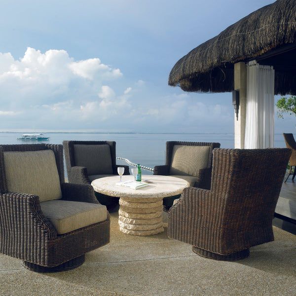 OUTDOOR TERRACE LOUNGE CHAIR - SAND - Padma's Plantation