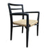 OUTDOOR VERANDA ARM DINING CHAIR - BLACK - SET OF 2 - Padma's Plantation