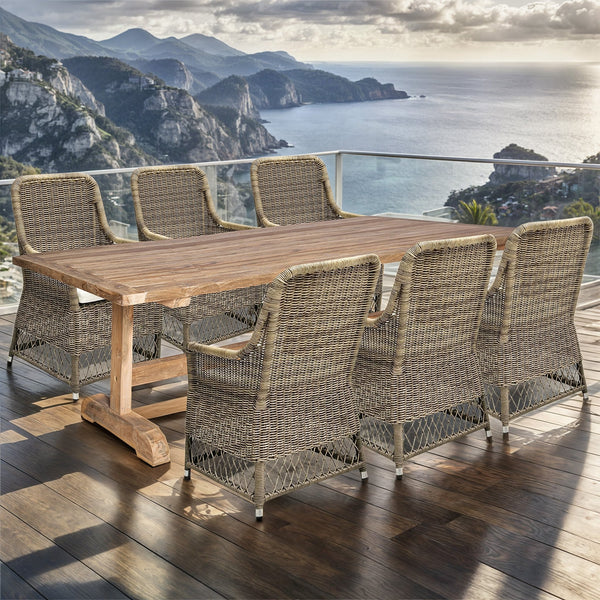 Outdoor Viceroy Arm Dining Chair - Padma's Plantation