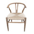 OUTDOOR WISHBONE NATURAL CHAIR - OLD PATINA - Padma's Plantation