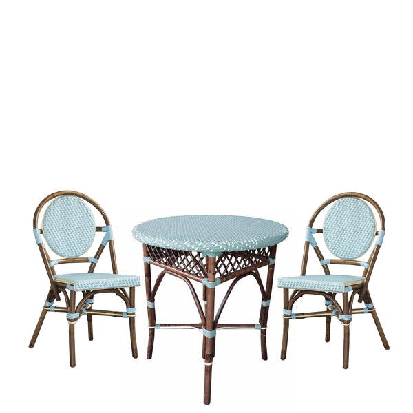 Paris Bistro Dining Table - Blue - Padma's Plantation