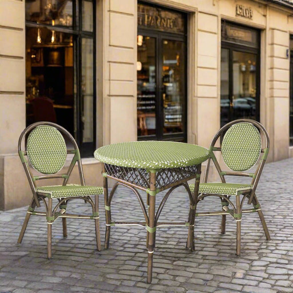 Paris Bistro Dining Table - Green - Padma's Plantation