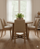 Set 2 - Paxon Woven Dining Chair - Cloud - Padma's Plantation