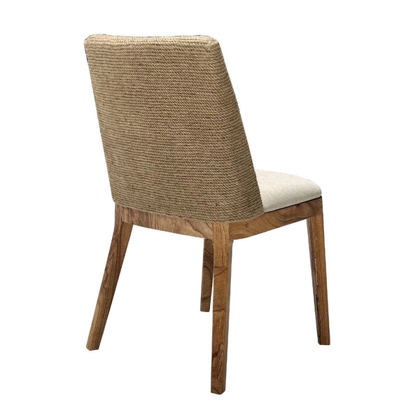 Set 2 - Paxon Woven Dining Chair - Cloud - Padma's Plantation