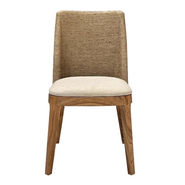 Set 2 - Paxon Woven Dining Chair - Cloud - Padma's Plantation