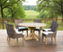 SET OF 2 - Outdoor Alfresco Dining Chair - Crocodile Rattan - Padma's Plantation