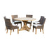 SET OF 2 - Outdoor Alfresco Dining Chair - Crocodile Rattan - Padma's Plantation