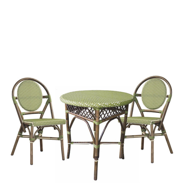 SET OF 2 - Paris Bistro Chair - Green - Padma's Plantation