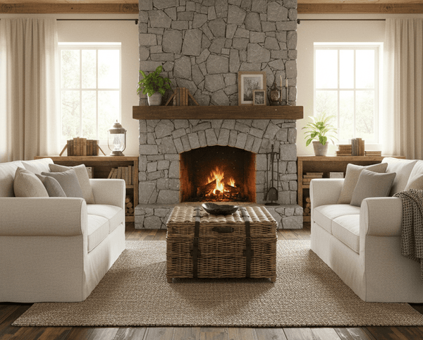 Woven Coffee Table Trunk - Kubu - Padma's Plantation