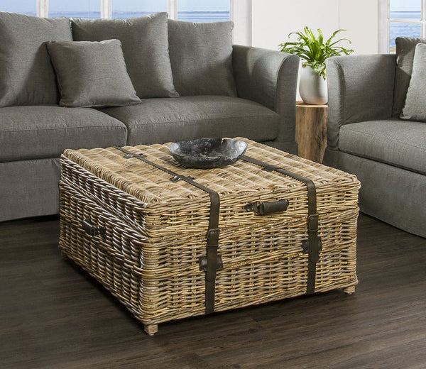 Woven Coffee Table Trunk - Kubu - Padma's Plantation