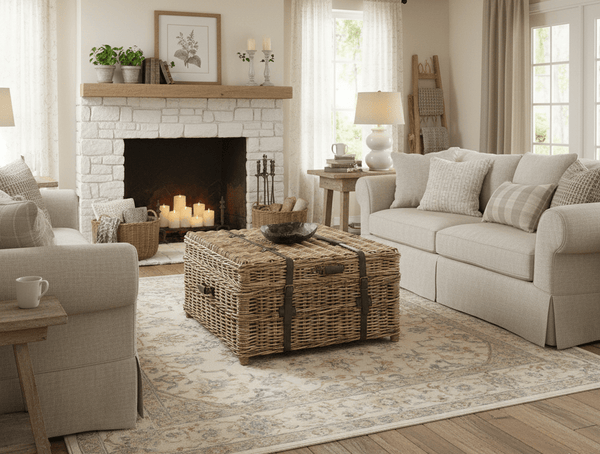 Woven Coffee Table Trunk - Kubu - Padma's Plantation