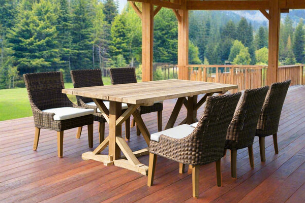 Xena Reclaimed Teak Dining Table - 79