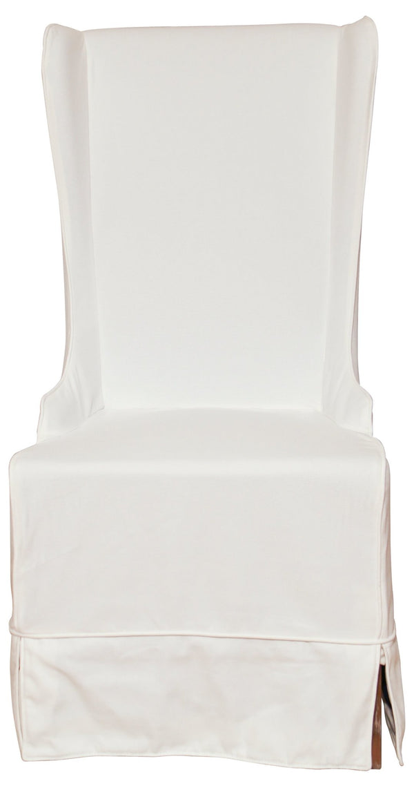 Atlantic Beach Wing Dining Chair - Sunbleached White - Padma's Plantation