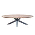 BIANCA RECLAIMED TEAK OVAL DINING TABLE - Padma's Plantation