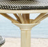 FRENCH BISTRO DINING TABLE - BLACK/BEIGE - Padma's Plantation