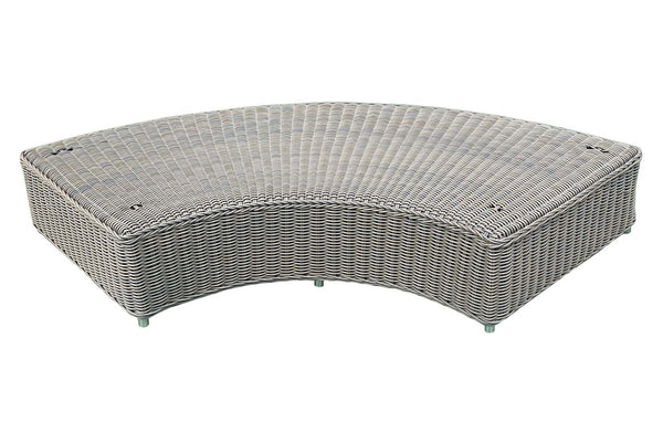 OUTDOOR BARBADOS ROUNDED BENCH - Padma's Plantation