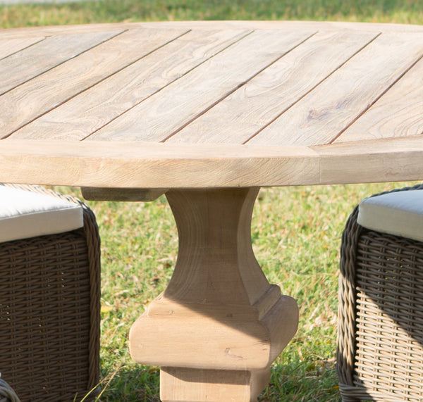 OUTDOOR PALMETTO DINING TABLE - Padma's Plantation