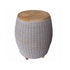 OUTDOOR PARADISE END TABLE WITH TEAK WOOD TOP - Padma's Plantation